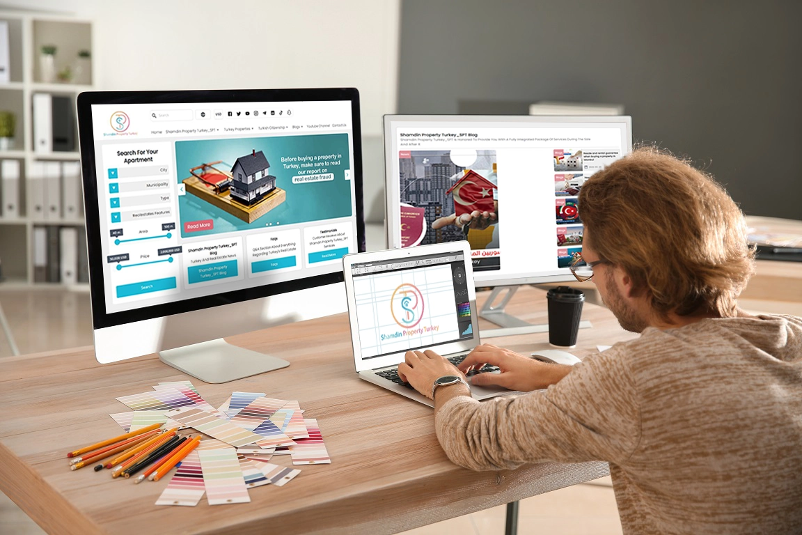 Programming and design of Shamdin Real Estate Investment website