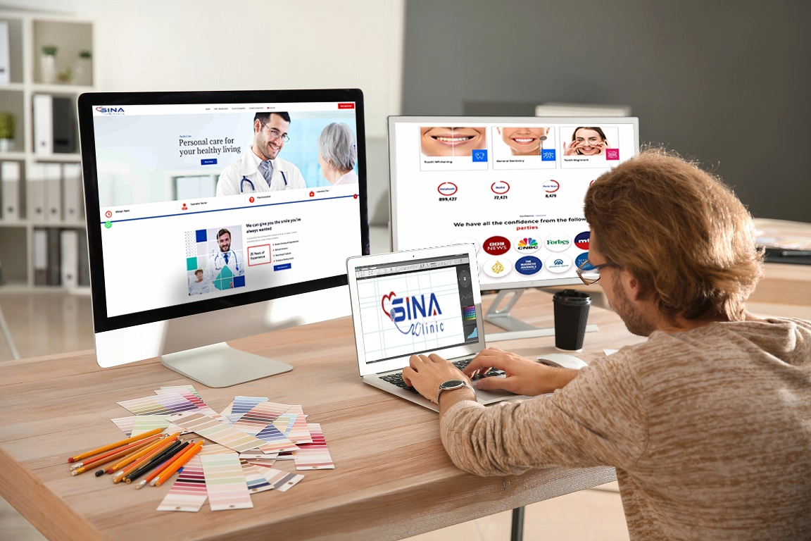 Programming and designing the sina clinic website for medical tourism